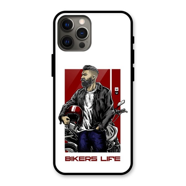 Biker Life Glass Back Case for iPhone 12 Pro Max