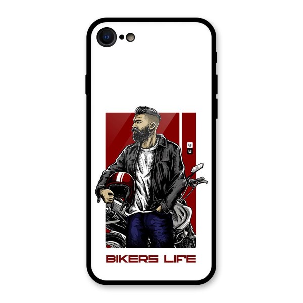Biker Life Glass Back Case for iPhone SE 2022