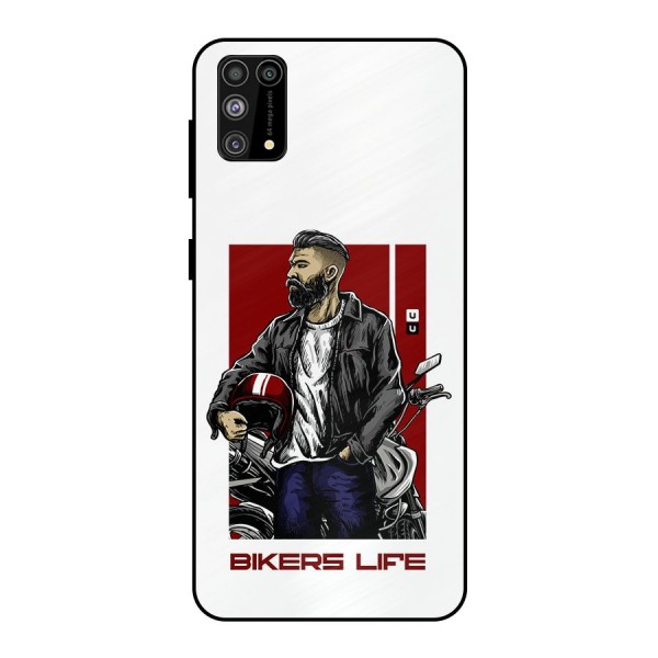 Biker Life Metal Back Case for Galaxy F41