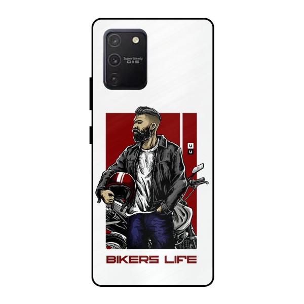 Biker Life Metal Back Case for Galaxy S10 Lite