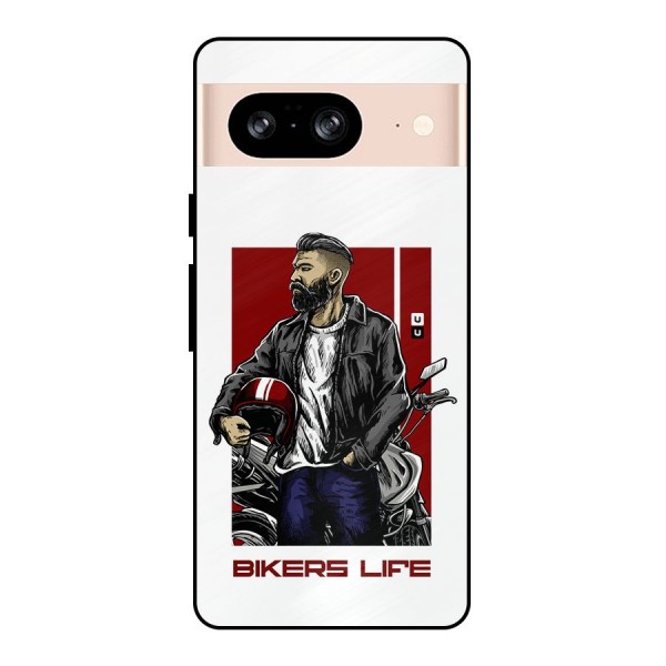 Biker Life Metal Back Case for Google Pixel 8