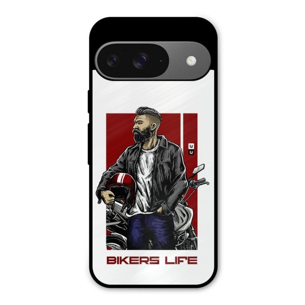 Biker Life Metal Back Case for Google Pixel 9