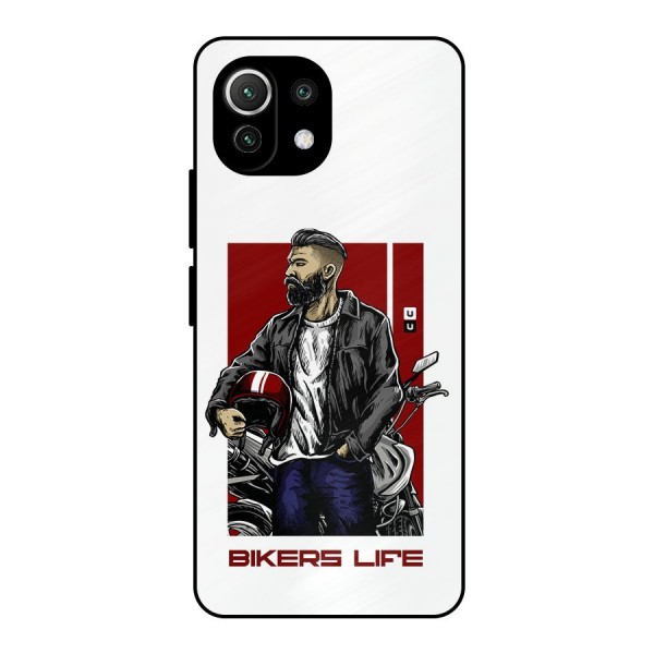 Biker Life Metal Back Case for Mi 11 Lite NE 5G