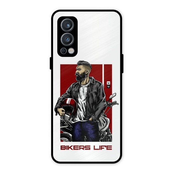 Biker Life Metal Back Case for OnePlus Nord 2 5G