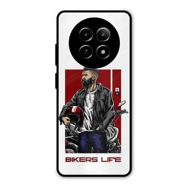 Biker Life Metal Back Case for Realme 12 5G
