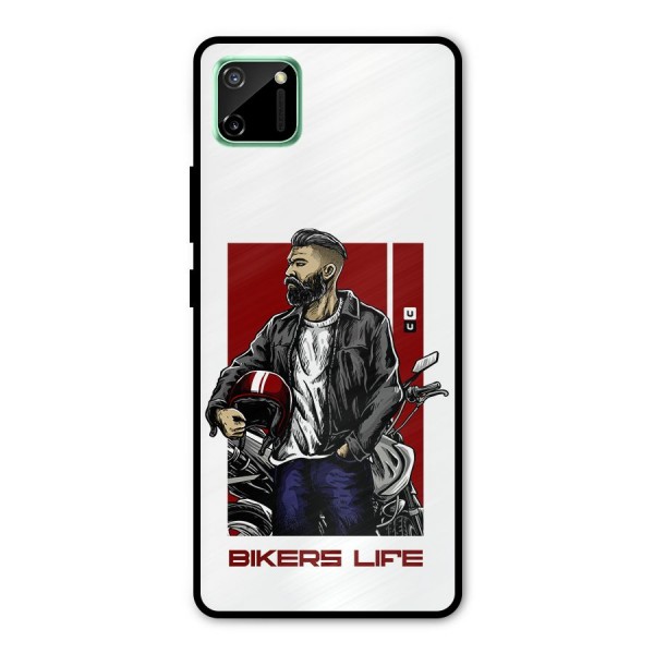 Biker Life Metal Back Case for Realme C11