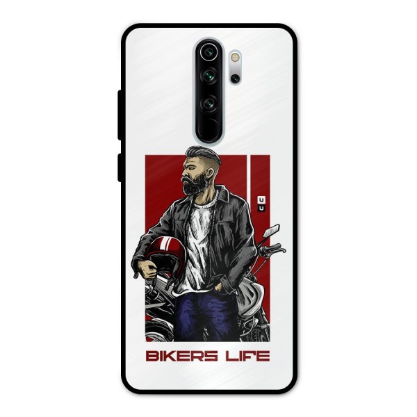 Biker Life Metal Back Case for Redmi Note 8 Pro