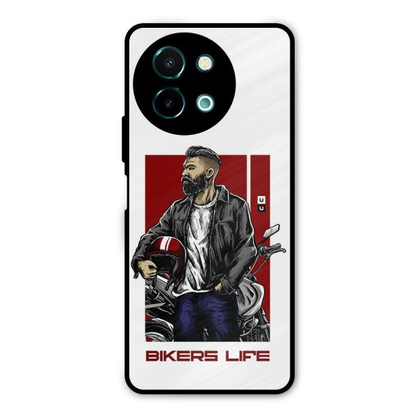 Biker Life Metal Back Case for Vivo Y58