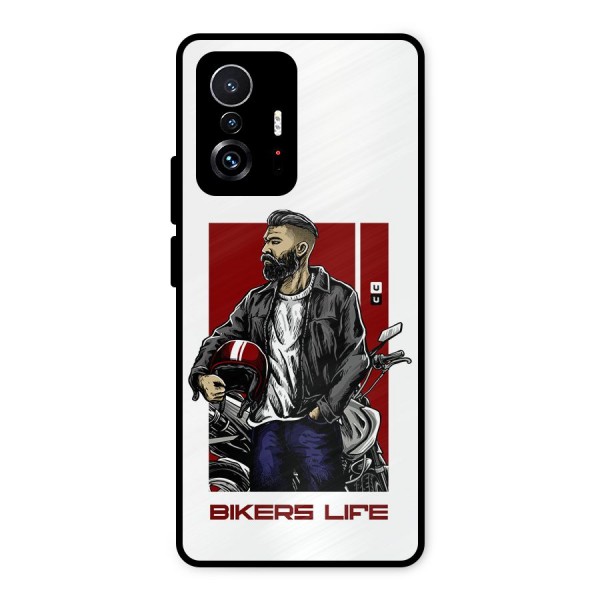 Biker Life Metal Back Case for Xiaomi 11T Pro