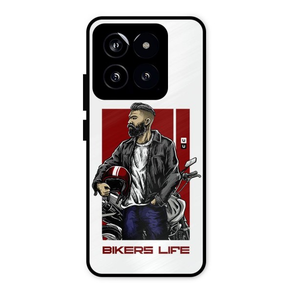 Biker Life Metal Back Case for Xiaomi 14