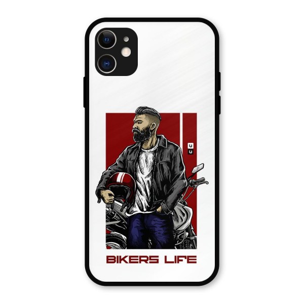 Biker Life Metal Back Case for iPhone 11