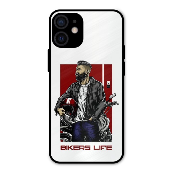 Biker Life Metal Back Case for iPhone 12 Mini
