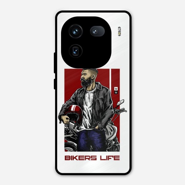 Biker Life Metal Back Case for iQOO 12
