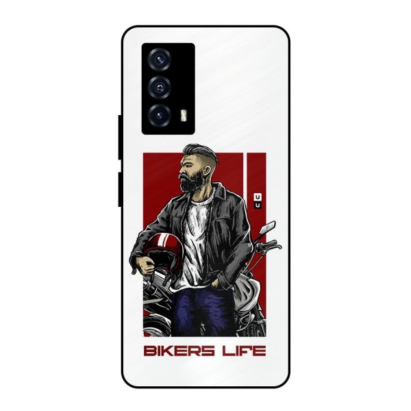 Biker Life Metal Back Case for iQOO Z5