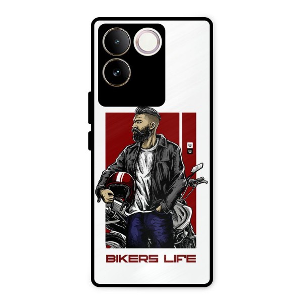 Biker Life Metal Back Case for iQOO Z7 Pro