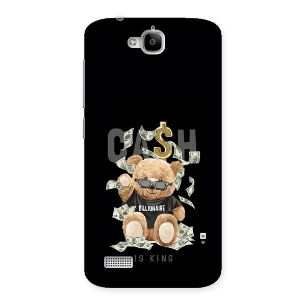 Billionaire Teddy Back Case for Honor Holly
