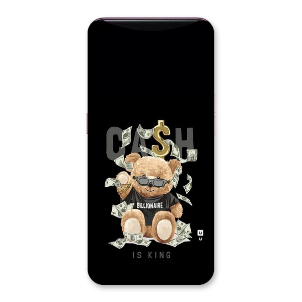 Billionaire Teddy Back Case for Oppo Find X