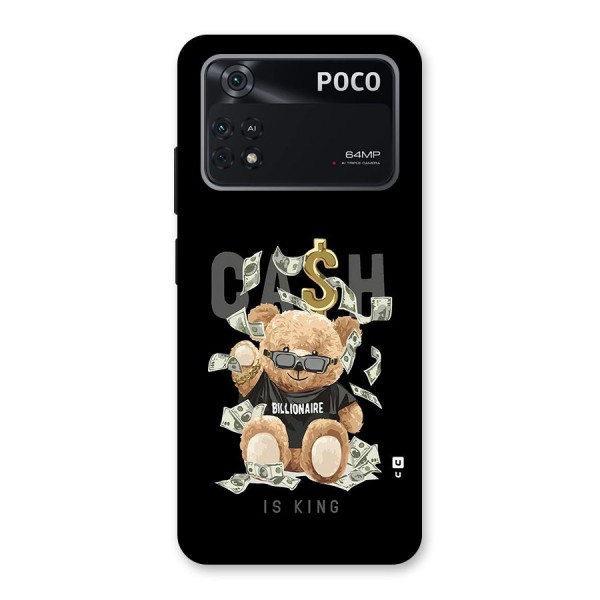 Billionaire Teddy Back Case for Poco M4 Pro 4G