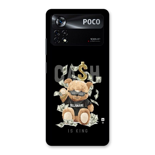 Billionaire Teddy Back Case for Poco X4 Pro 5G