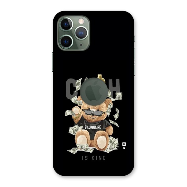 Billionaire Teddy Back Case for iPhone 11 Pro Logo Cut