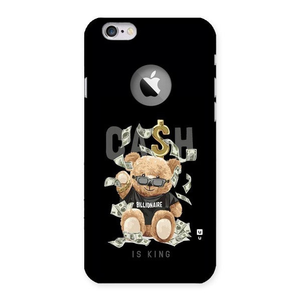 Billionaire Teddy Back Case for iPhone 6 Logo Cut