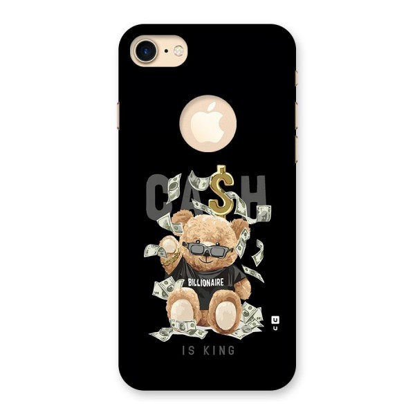 Billionaire Teddy Back Case for iPhone 7 Logo Cut