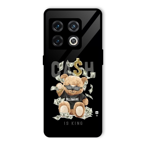 Billionaire Teddy Glass Back Case for OnePlus 10 Pro 5G