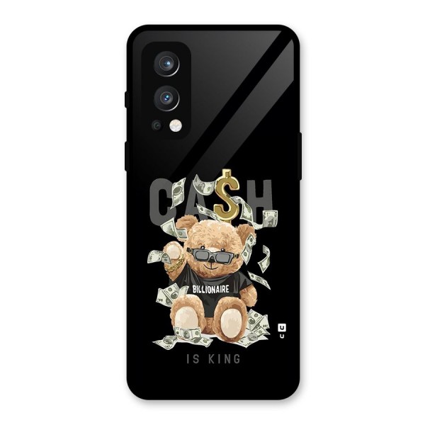 Billionaire Teddy Glass Back Case for OnePlus Nord 2 5G