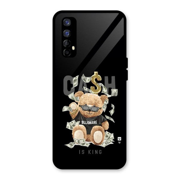 Billionaire Teddy Glass Back Case for Realme 7