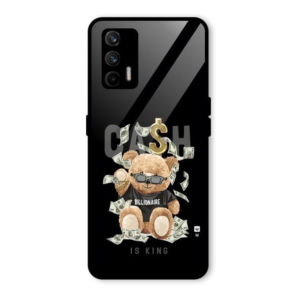 Billionaire Teddy Glass Back Case for Realme X7 Max