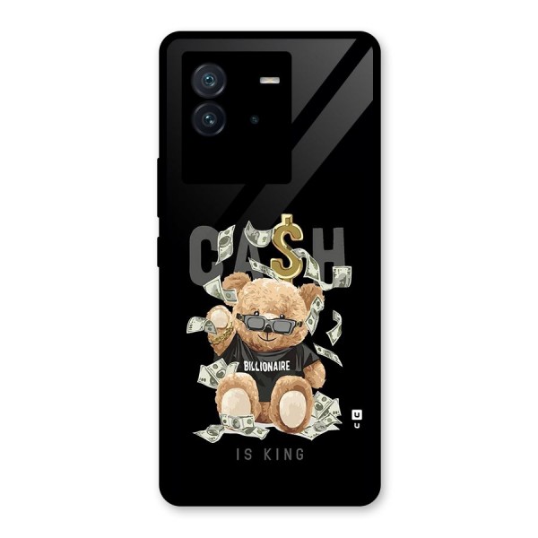 Billionaire Teddy Glass Back Case for Vivo iQOO Neo 6 5G