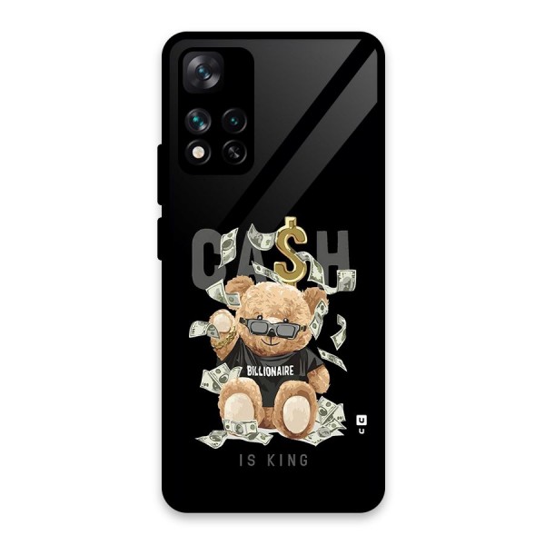 Billionaire Teddy Glass Back Case for Xiaomi 11i 5G