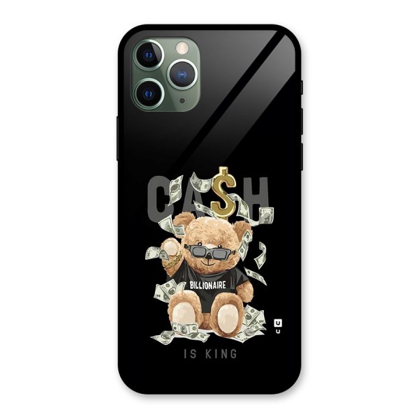 Billionaire Teddy Glass Back Case for iPhone 11 Pro