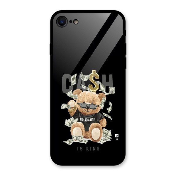 Billionaire Teddy Glass Back Case for iPhone SE 2022