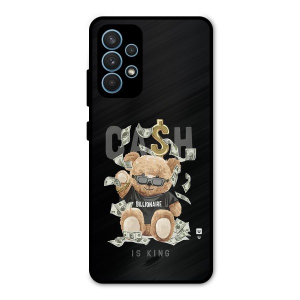 Billionaire Teddy Metal Back Case for Galaxy A32