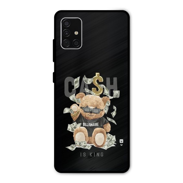 Billionaire Teddy Metal Back Case for Galaxy A51