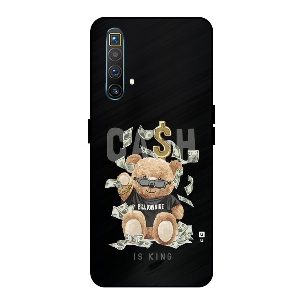 Billionaire Teddy Metal Back Case for Realme X3