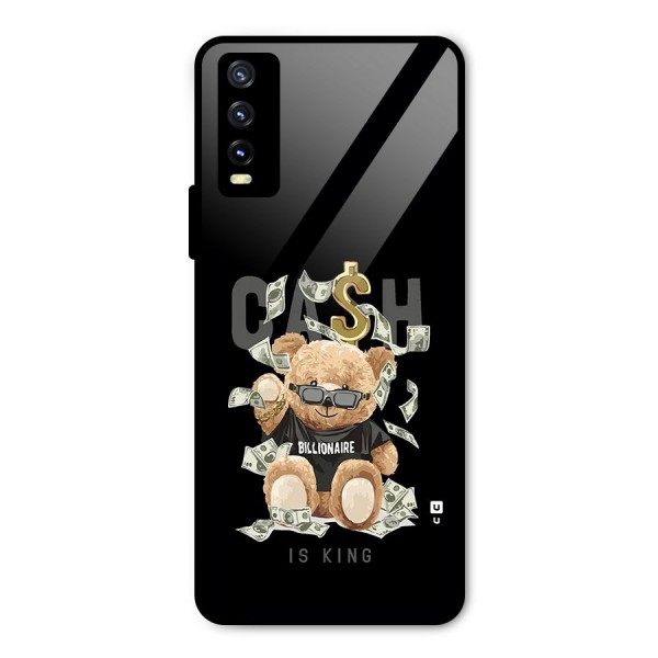 Billionaire Teddy Metal Back Case for Vivo Y20i