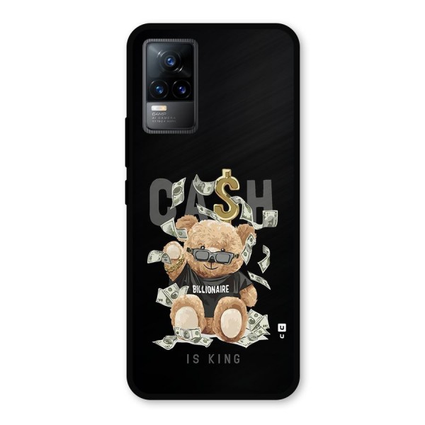 Billionaire Teddy Metal Back Case for Vivo Y73