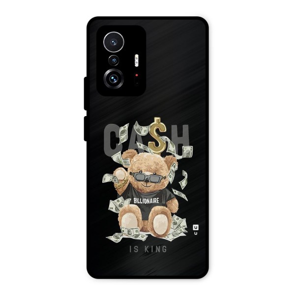 Billionaire Teddy Metal Back Case for Xiaomi 11T Pro