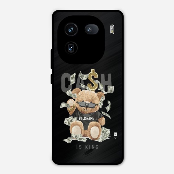 Billionaire Teddy Metal Back Case for iQOO 12