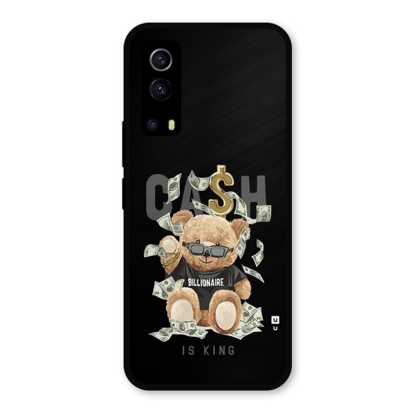 Billionaire Teddy Metal Back Case for iQOO Z3