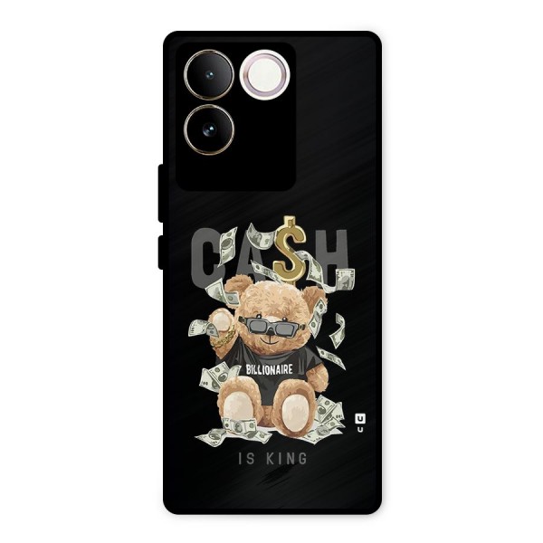 Billionaire Teddy Metal Back Case for iQOO Z7 Pro