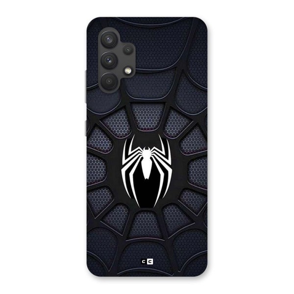 Black Web Back Case for Galaxy A32