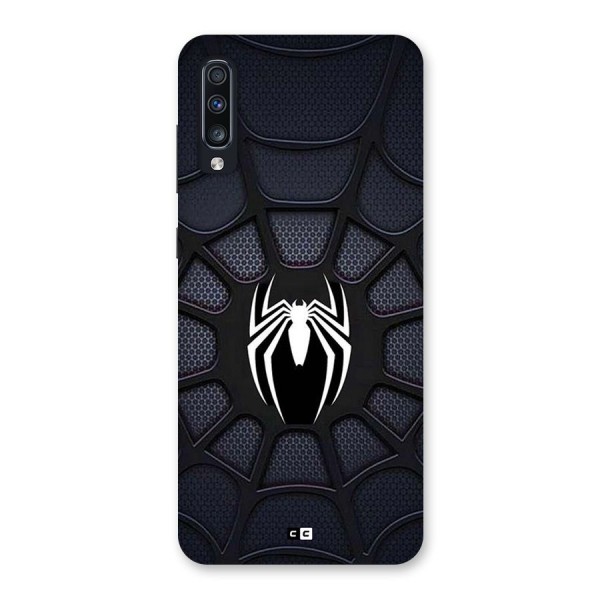 Black Web Back Case for Galaxy A70