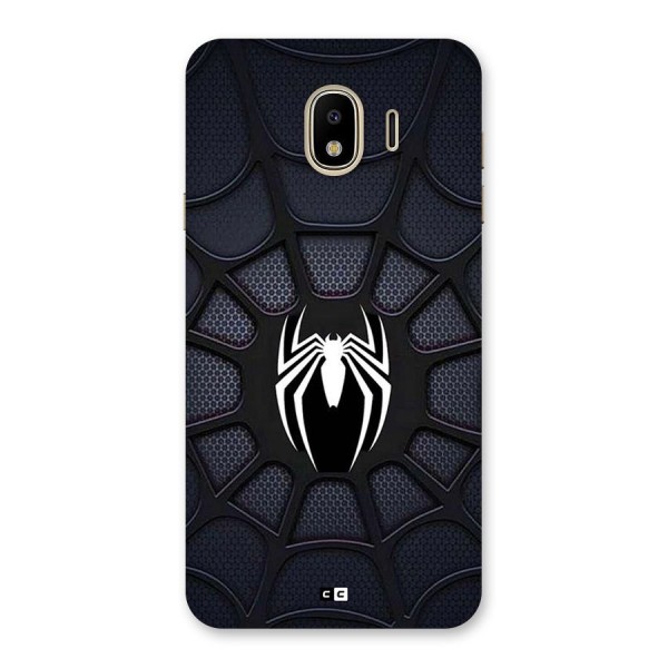 Black Web Back Case for Galaxy J4