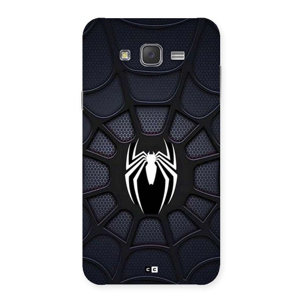 Black Web Back Case for Galaxy J7