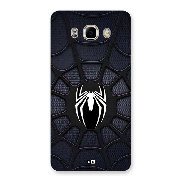 Black Web Back Case for Galaxy J7 2016