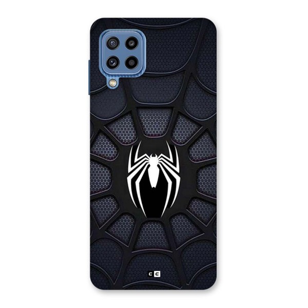 Black Web Back Case for Galaxy M32