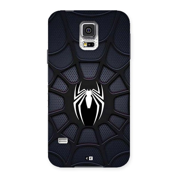 Black Web Back Case for Galaxy S5